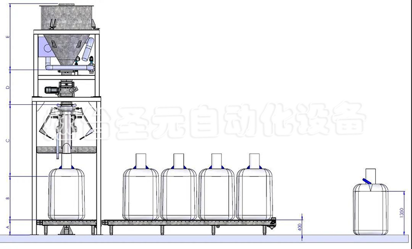 全自動噸袋包裝機圖（tú）1